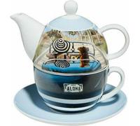 Goebel Aloha - Tea for One Artis Orbis Trish Biddle Bunt New Bone China 67140161