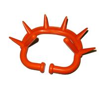 Göbel Antitéteur en plastique orange convient au gros bétail avec 2 écarteurs