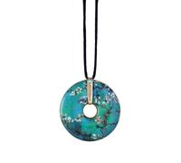 Goebel Artis Orbis Collier pour femme en porcelaine dure Amandier de Vincent Van Gogh Couleur : multicolore Longueur : 5 x 5 x 1 cm 66-989-63-3, 5x5x1 cm, Porcelaine dure, Swarovski, Vincent