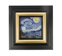 Goebel Artis Orbis Tableau Motif Nuit étoilée Vincent van Gogh 18,5 x 18,5 cm