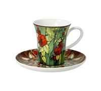 Goebel Artis Orbis Tasse à expresso Motif papillons Tiffany