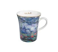 Goebel Artis Orbis Tasse pour Artiste Motif nénuphars et Saule Multicolore