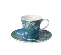Goebel Artis Orbis Vincent Van Gogh Tasse à café Bleu Amandier 8,5 cm
