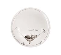 Goebel Assiette fine en porcelaine blanche 23 x 2 cm