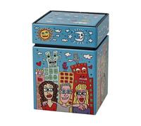 Goebel Boîte à thé James Rizzi Summer in the City Boîte de rangement Boîte à thé métal