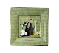 Goebel Bol d'artiste à collectionner La Storia di Serafino de Rosina Wachtmeister en porcelaine fine, 16 x 2 cm, 66-861-01-1