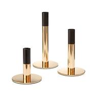 Goebel Bougeoir en métal doré Noir, 21 x 10 cm, 23-122-73-1
