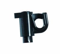 Göbel Clôture électrique isolateur Tête Bague isolateur pour piquet de fibre de verre 10 mm noir 25 pcs