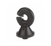 Göbel Clôture électrique isolateur Tête isolateur piquet de plein Bague pour acier 8 mm Noir 25 pcs