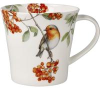 Goebel Coffee-/Tea Mug Rotkehlchen, Fine Bone China, Bunt, 350 ml, 38473421