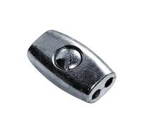 Göbel Corde connecteur duplex Métal Galvanisé pour cordes 4 mm à 6,5 mm