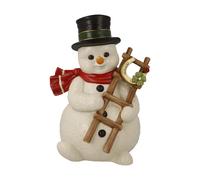 Goebel Figur Geselle des Glücks, Schneemann, Steingut, Bunt, Limited Edition, 22.5 cm, 66704531