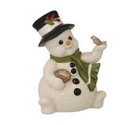Goebel Figurine bonhomme de neige - Un biscuit douillet de Noël