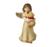 Goebel Porzellanmanufactur Figurine Ange Dansant "Avec Moi" – Messager céleste de Noël – Champagne