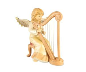 Goebel Figurine d'ange Douce mélodie Champagne, Messager céleste de Noël
