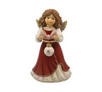 Goebel Figurine d'ange Ma Plus Belle Boule de Noël - Messager céleste Bordeaux de Noël