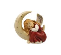 Goebel Figurine d'ange Petit Voyage de rêve - Messager céleste Bordeaux de Noël
