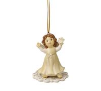 Goebel Figurine d'ange pour l'hiver - Champagne Messager céleste de Noël