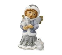 Goebel Figurine d'ange - Promenade d'hiver - Ange d'hiver Nina & Marco
