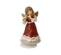 Goebel Figurine d'ange silencieuse Nuit Bordeaux - Messager céleste de Noël