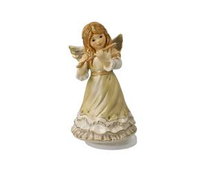 Goebel Figurine d'ange silencieuse Nuit Champagne - Messager céleste de Noël