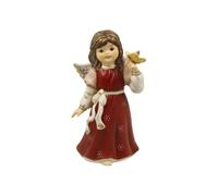 Goebel Figurine d'ange Votre Compagnon de Voyage - Messager céleste Bordeaux de Noël