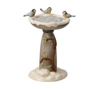 Goebel Figurine de Bain d'oiseaux d'hiver - Forêt d'hiver de Noël
