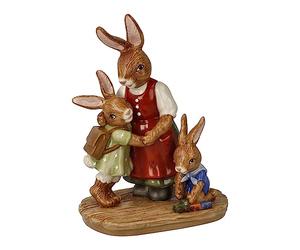 Goebel Figurine de Lapin Classique de Pâques Maman est la Meilleure en faïence, Dimensions : 12 x 8,5 x 16,5 cm, 66-845-65-1