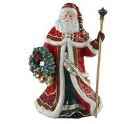 Goebel Figurine de Père Noël avec Couronne et bâton - Fitz & Floyd Xmas