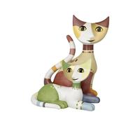 Goebel Figurine Nima E Carino Rosina Wachtmeister Mini chat en porcelaine génoise Multicolore 21 x 17 x 24 cm 31-400-95-1