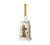 Goebel Glocke Jahresglocke 2024, Weihnachtsglocke, Porzellan, Walnuss, 10 cm, 66505461
