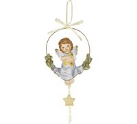 Goebel Hängeornament Verträumte Sternenzeit, Biskuit-Porzellan, Bunt, 10 cm, 11751231