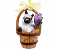 Goebel Jahresornament 2011, Ostern, Hasen Figuren in Eimer / Zuber, Osterhase, Dekoration, Hartporzellan, Porzellan, 66881285