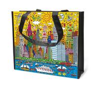 Goebel My New York City Sunset Sac de courses James Rizzi, beige, 37 centimeters x 33 centimeters x 12 centimeters