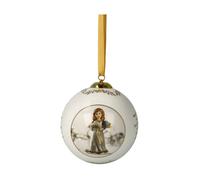 Goebel Kugel Jahreskugel 2024, Christbaumkugel, Porzellan, Walnuss, 8 cm, 66501671