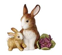 Goebel Lapin annuel 2024 - Figurine de Pâques en porcelaine génoise - Dimensions : 13 x 8,5 x 13 cm - 66-845-66-1