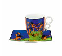 Goebel Laurentia, Markuss Göpfert, Künstlerbecher mit Untertasse, Teetasse, Kaffeetasse, Hartporzellan, Porzellan, 350 ml, 67050088