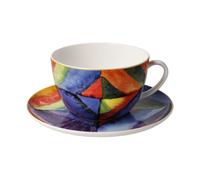 Goebel Milchkaffeetasse Kandinsky - Farbstudie, Tasse, Kaffeetasse, Teetasse, Fine Bone China, 67075041