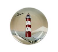 Goebel Miniteller Lighthouse, Dekoteller mit Aufhänger, Scandic Home, Fine Bone China, Bunt, 10 cm, 23101641