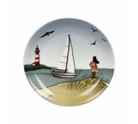 Goebel Miniteller Ocean Love, Dekoteller mit Aufhänger, Scandic Home, Fine Bone China, Bunt, 10 cm, 23101651