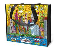 Goebel My New York City Sunset Sac de courses James Rizzi, beige, 37 centimeters x 33 centimeters x 12 centimeters