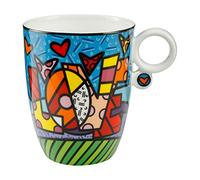 Goebel Pop Art by Romero Britto 66-452-66-1 Tasse d'artiste en porcelaine fine Capacité 400 ml