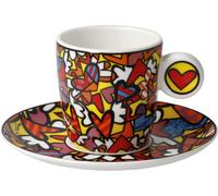 Goebel Pop Art Romero Britto 'Tasse à expresso All we need is Love' 2022 - 12.00 / 12.00 / 7.00
