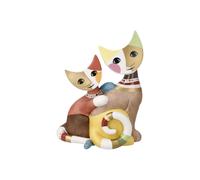 Goebel Rosina Wachtmeister Figurine du monde des chats 'Noemi e Taddeo 16,5' 2023