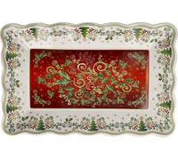 Goebel Schale Palais Royal - Karree, Weihnachtsmotiv, Porzellan, Bunt, 32 x 21 cm, 51001621