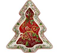 Goebel Schale Palais Royal - Weihnachtsbaum, Weihnachtsmotiv, Porzellan, Bunt, 25.5 cm, 51001671