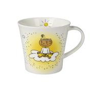 Goebel Tasse à café/à thé avec inscription en allemand « Dein Lächeln » - 0,35 l - Le petit yogi