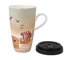 Goebel Tasse d'artiste avec couvercle Sunset Mood Scandic Home