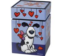 Goebel Teedose Ed Eck- Love Dog, Pop Art, Metall, Bunt, 600 ml, 67200221