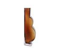 Goebel Vase en Verre Marron 10,5 x 5 x 34,5 cm